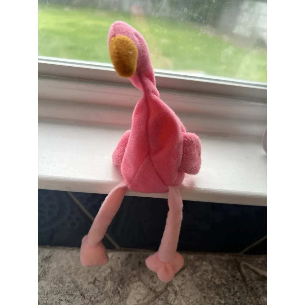 Ty Beanie Baby Pink Flamingo Plush Bird 1999 Vintage Small Mini